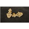 Image 1 : PAIR APPROX 20K+ EARRINGS SET WITH DIAMONDS (.0225-.03CT, 13.5G)