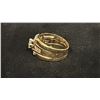 Image 2 : APPROX 14K LADIES WEDDING RING SET WITH DIAMONDS (.01-.2CT, 6.7G)