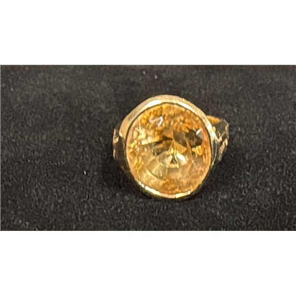 APPROX 14K LADIES RING SET WITH ZIRCON (11.2G)