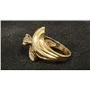 Image 2 : APPROX 10K LADIES RING SET WITH DIAMONDS (.015-.58CT, 6.5G)