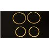Image 1 : TWO PAIRS APPROX 22K HOOP EARRINGS (12G)