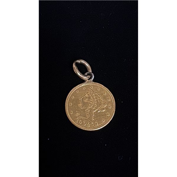 1903 US GOLD COIN PENDANT (4.6G)