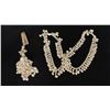 Image 1 : SILVER PENDANT & SILVER BRACELET (122.4G)