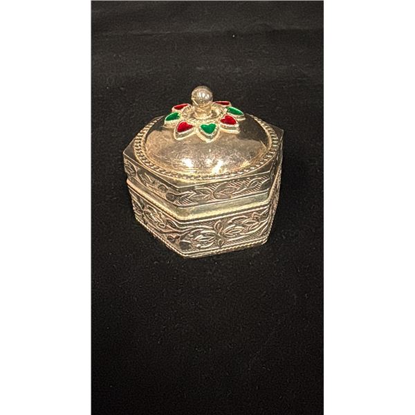 SILVER PILL BOX (33.6G)