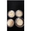 Image 2 : FOUR INDIA SILVER COINS (40G)