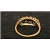 Image 3 : APPROX 9K LADIES RING SET WITH WHITE STONE AND DIAMONDS (.12-.18CT, 5.8G)