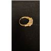 Image 3 : APPROX 14K LADIES CLUSTER RING SET WITH CUBIC ZIRCONIA (4.8G)