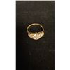 Image 1 : APPROX 14K LADIES CLUSTER RING SET WITH CUBIC ZIRCONIA (2.8G)