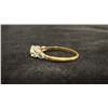 Image 2 : APPROX 18K & PLATINUM LADIES ENGAGEMENT RING SET WITH DIAMOND (.17CT) (2.3G)