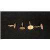 Image 3 : TWO PAIRS APPROX 14K CUFFLINKS (ONE SET WITH DIAMONDS) (18.5G)