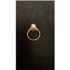 Image 2 : APPROX 14K LADIES RING SET WITH PEARL & DIAMONDS (.015 CT) (4.1G)