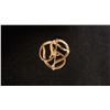 Image 2 : APPROX 14K BROOCH SET WITH PEARL (5.1G)