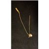 Image 1 : APPROX 14K STICK PIN SET WITH PEARL (2.2G)