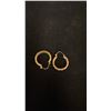Image 2 : PAIR APPROX 14K HOOP EARRINGS (4G)