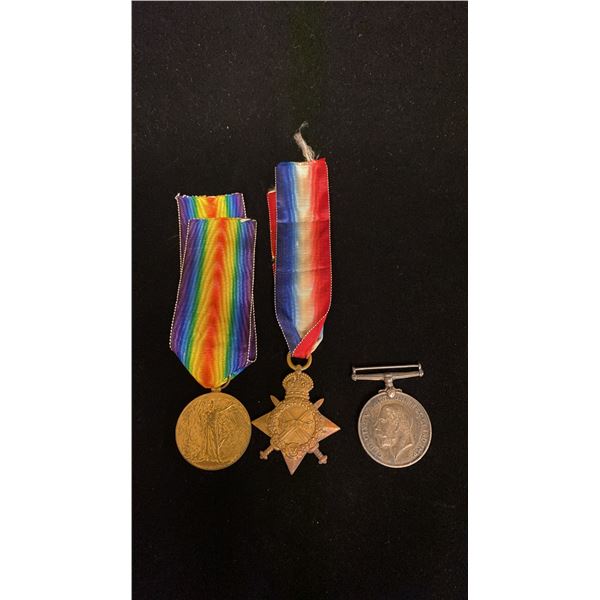 THREE WWI SERVICE MEDALS