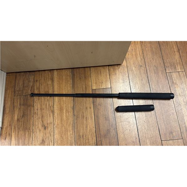 TWO GRAVITY SPRUNG BATONS