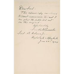 Franklin D. Roosevelt