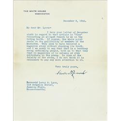 Franklin D. Roosevelt