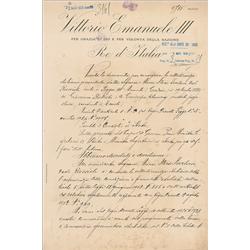 Benito Mussolini and Vittorio Emanuel III