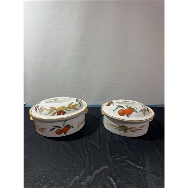 Rosenthal Pomona Lidded Porcelain Casseroles