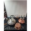 Image 1 : Metal Servingware and Candleholders Set