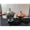 Image 3 : Metal Servingware and Candleholders Set