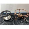 Image 4 : Metal Servingware and Candleholders Set