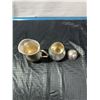 Image 6 : Metal Servingware and Candleholders Set