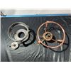 Image 9 : Metal Servingware and Candleholders Set
