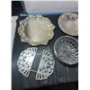 Image 5 : Mixed Metal Assorted Serving Trays
