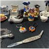 Image 4 : Porcelain Figures, Pocket Knife, Key Chains