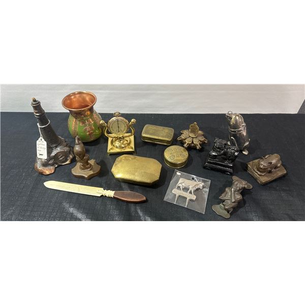 Metal Decorative Desk Pieces