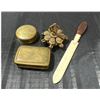 Image 7 : Metal Decorative Desk Pieces