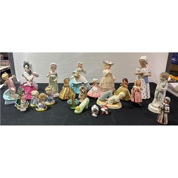 Porcelain and Ceramic Figurines Lot