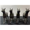 Image 3 : 4 Bronze Horse Figurines