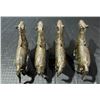 Image 5 : 4 Bronze Horse Figurines