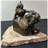 Image 3 : Crazy Horse Bronze Sculpture on Stone Base