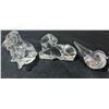 Image 2 : Crystal Animal Figurine Group of Three