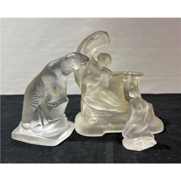 Frosted Glass Decorative Figur,
