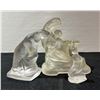 Image 1 : Frosted Glass Decorative Figur,