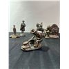 Image 8 : Five Cast Metal Figural Souven-