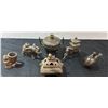 Image 1 : Six Asian-Inspired Brass and Metal Miniatures