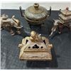 Image 4 : Six Asian-Inspired Brass and Metal Miniatures