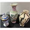 Image 2 : Three Decorative Ceramic Vessls