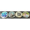 Image 5 : Four Gold Plated Beatles Coins