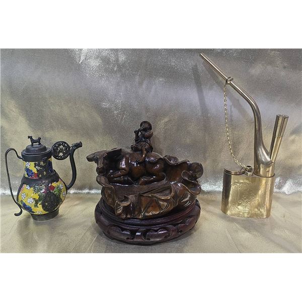 Three Decorative Smoking Accessories