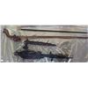 Image 1 : Wood and Metal Tribal Style Items
