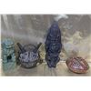 Image 1 : Four Decorative Sculptures and Vessels