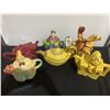 Image 2 : 6 Ceramic Novelty Character Teapots