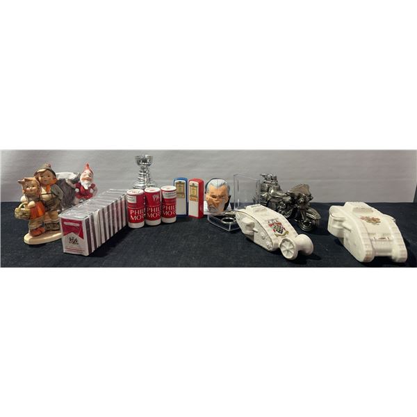 Collectibles Lot With Figurines and Nov